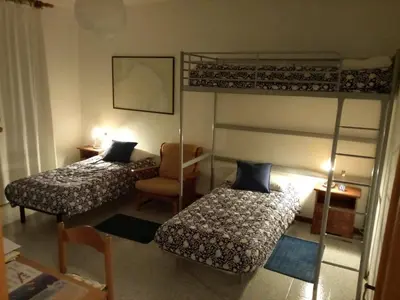 Letto o letti in una camera di L'Erbetta fra le Cinque Terre e la Val di Vara