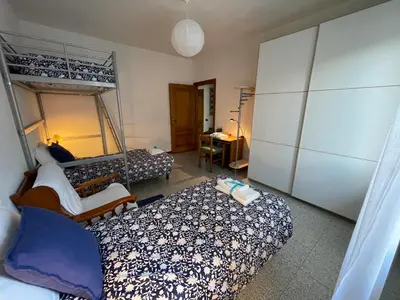 Letto o letti in una camera di L'Erbetta fra le Cinque Terre e la Val di Vara