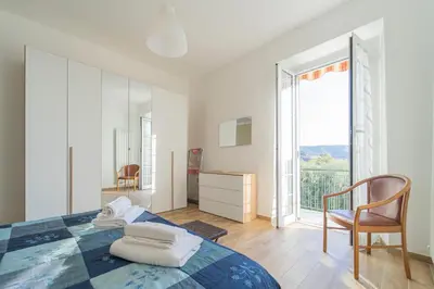 Letto o letti in una camera di 238 - Casa Al Mà, Vista MARE, Pace e Natura - PARCHEGGIO GRATIS INCLUSO