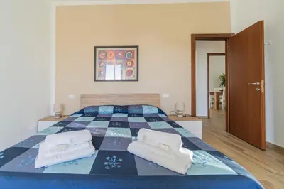 Letto o letti in una camera di 238 - Casa Al Mà, Vista MARE, Pace e Natura - PARCHEGGIO GRATIS INCLUSO