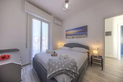 Letto o letti in una camera di CASA PIOPPI Comfort e una bella vista