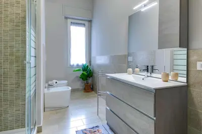 Bagno di [The Garden] Centro Storico + Free Parking + Wi-Fi
