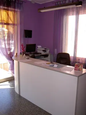 Cucina o angolo cottura di Hotel Violetta