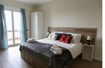 Letto o letti in una camera di B&B Residenza Alba Chiara