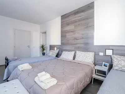 Letto o letti in una camera di House Sabbioneta