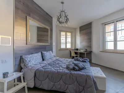 Letto o letti in una camera di House Sabbioneta
