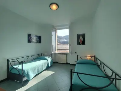 Letto o letti in una camera di Mistral House