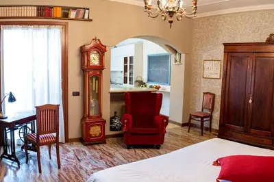 Letto o letti in una camera di Convivium