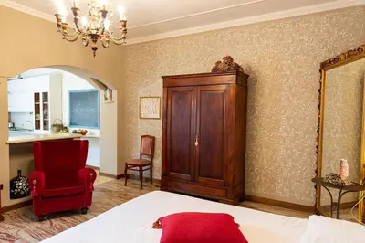Letto o letti in una camera di Convivium