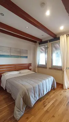 Letto o letti in una camera di Parma Country Room