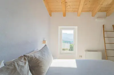 Letto o letti in una camera di B&B La Volpe