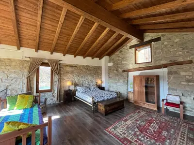 Area soggiorno di La Stalla - Villa With Pool