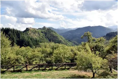Paesaggio naturale nelle vicinanze della casa vacanze