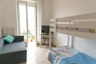 Letto o letti in una camera di Casa di Paola