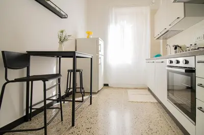 Cucina o angolo cottura di 186 - Casa Aureliana VISTA MARE a Lavagna 100 metri dal Mare e spiaggia - PARCHEGGIO GRATIS INCLUSO