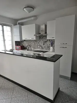 Cucina o angolo cottura di La Casa della Lavanda