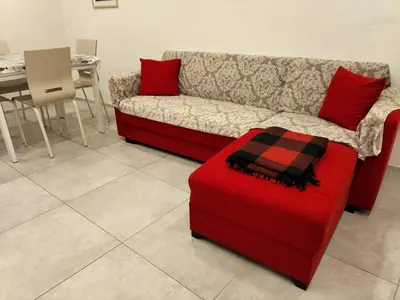 Area soggiorno di Eulalia Apartment- in the center near best bea...