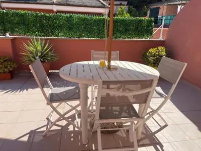 Balcone o terrazza di Nives Cosy Apt in the Center with terrace and AC