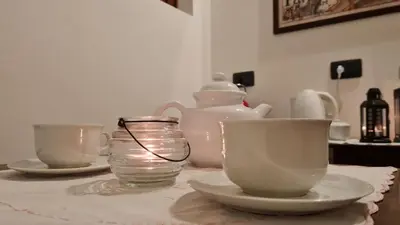 Set per la preparazione di tè e caffè presso Casa delle rondini
