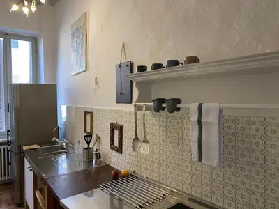 Cucina o angolo cottura di 7.Frecavalli Appartamento in Palazzo d'epoca