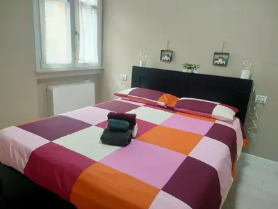 Letto o letti in una camera di Residenza Il Principe Bilocale 4, Centro