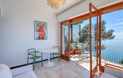 Balcone o terrazza di Cozy Apartment In Chiavari With Kitchen