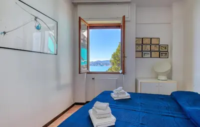 Letto o letti in una camera di Cozy Apartment In Chiavari With Kitchen