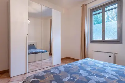 Letto o letti in una camera di Ticinum House