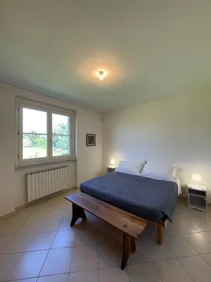 Letto o letti in una camera di La Fortezza alla finestra