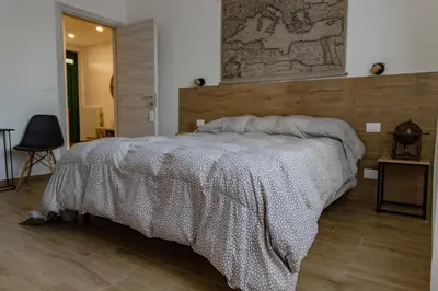 Letto o letti in una camera di Affittacamere l'Aurora