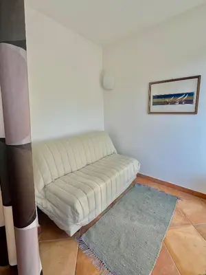 Area soggiorno di Glicine Residenza Prealba con posto auto