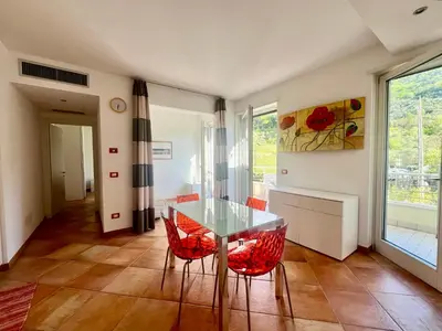 Area soggiorno di Glicine Residenza Prealba con posto auto