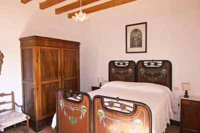 Letto o letti in una camera di B&B Cortebonomini apartment