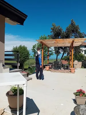 Paesaggio naturale nelle vicinanze della villa