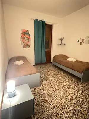 Letto o letti in una camera di Casa Carmen Rapallo CITRA 010046-LT-2165