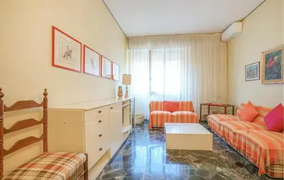 Letto o letti in una camera di 2 Bedroom Beautiful Apartment In Cavi Di Lavagna