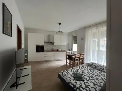 Cucina o angolo cottura di Il Centro Apartments-Salsomaggiore Terme