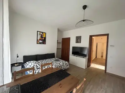 TV o dispositivi per l'intrattenimento presso Il Centro Apartments-Salsomaggiore Terme