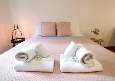 Letto o letti in una camera di Monolocale Flower - Comfort & Free WIFI - Arena RCF
