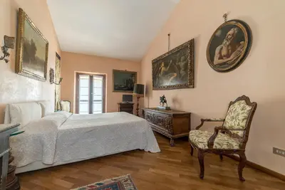 Letto o letti in una camera di Appartamento Monteverdi