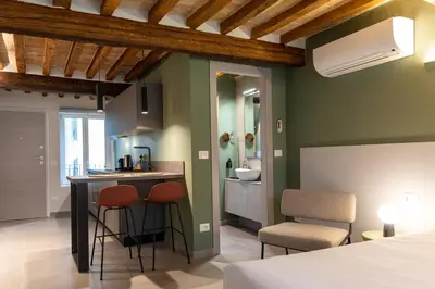 Letto o letti in una camera di Palais Bernadette