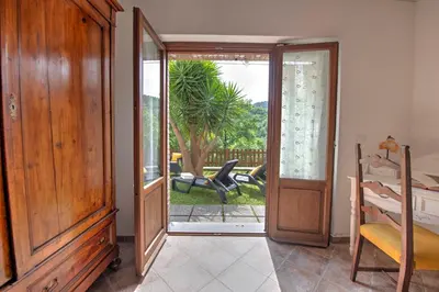 Area soggiorno di 269 - La Stalla Country House, nel verde di Casarza - 15 Minuti d'auto dal Mare