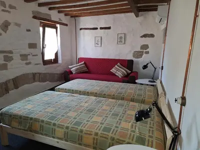 Letto o letti in una camera di Cottage la Terrazza