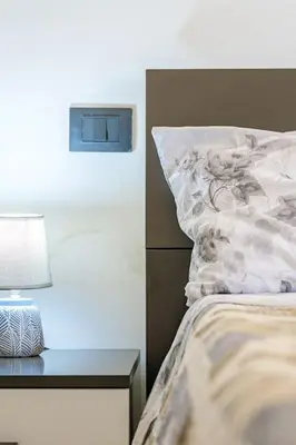 Letto o letti in una camera di Lovely Nest near City Centre - Groundfloor