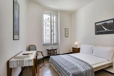 Letto o letti in una camera di Classy Apartment in Rapallo by Wonderful Italy