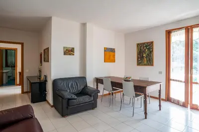 Area soggiorno di Monterosso view apartment 5 Terre
