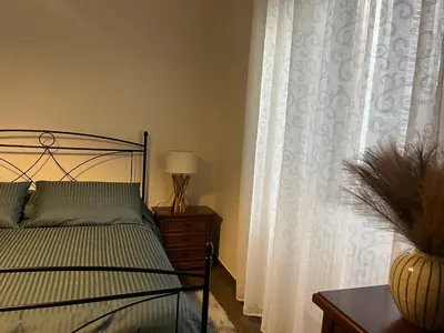 Letto o letti in una camera di Casa Rei