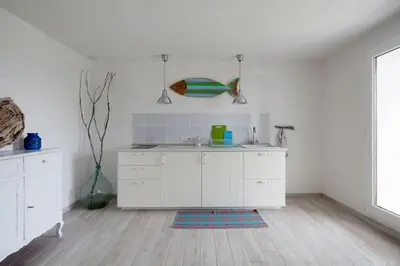 Cucina o angolo cottura di Romantic Nest close to Cinque terre, sea view