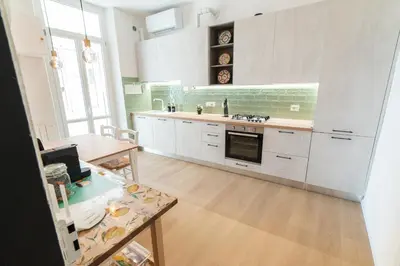 Cucina o angolo cottura di BnBina2: nel centro di Chiavari