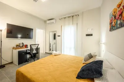 Letto o letti in una camera di College Suites